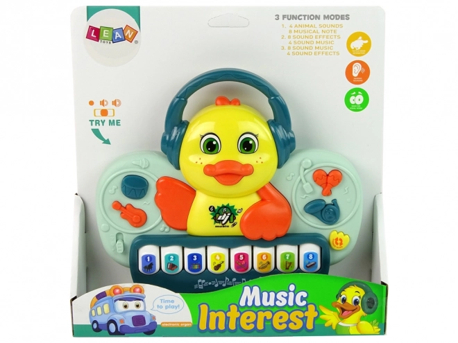 Interaktywne Kaczka Kaczka Pianino DJ Dźwięk Instrumenty Muzyczne Melodie