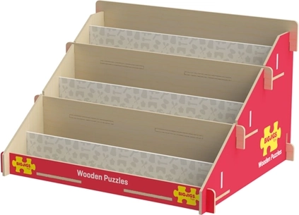 Duży drewniany stojak na puzzle BIGJIGS TOYS