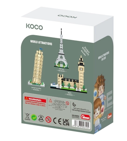 Zestaw konstrukcyjny KOCO Wieża Eiffla