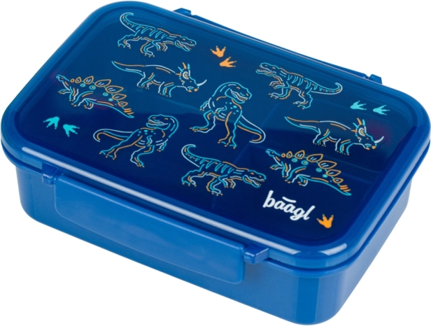 BAAGL pudełko śniadaniowe z przegródkami Dino