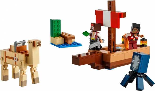 LEGO Minecraft 21259 Rejs okrętem pirackim