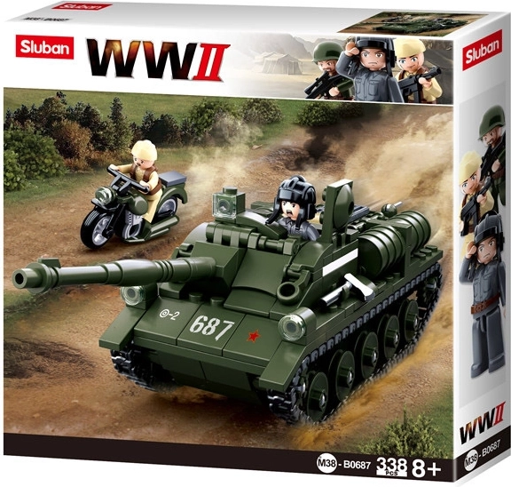 Sluban II wojna światowa Radzieckie działo samobieżne SU-85 Niszczyciel czołgów