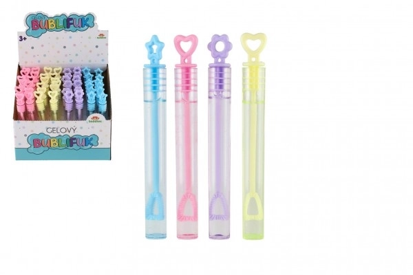 Bańki mydlane z żelowym wkładem 10,5 cm, 4 kolory
