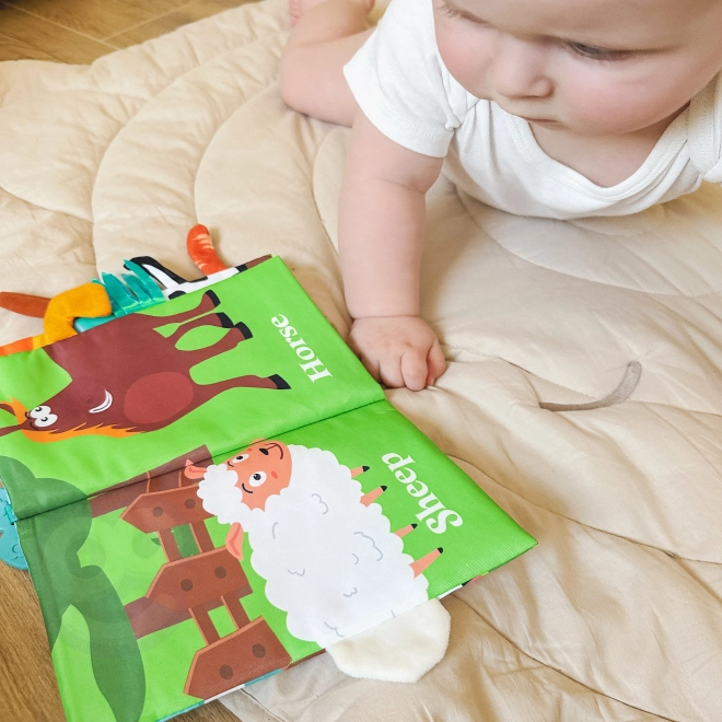 Książka materiałowa o zwierzęcych ogonach WOOPIE