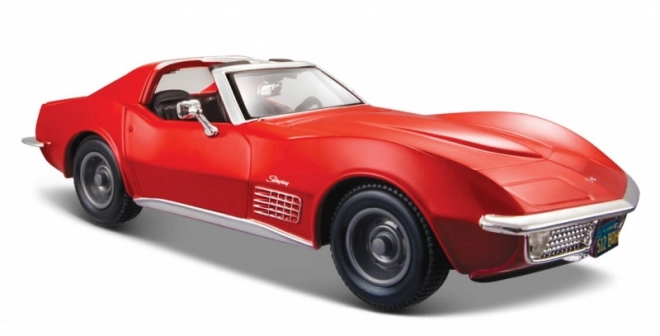 Model metalowy 1970 Chevrolet Corvette czerwony