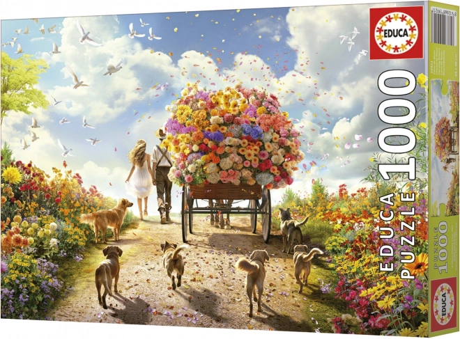 Educa puzzle Rozvoz kwiatów 1000 elementów