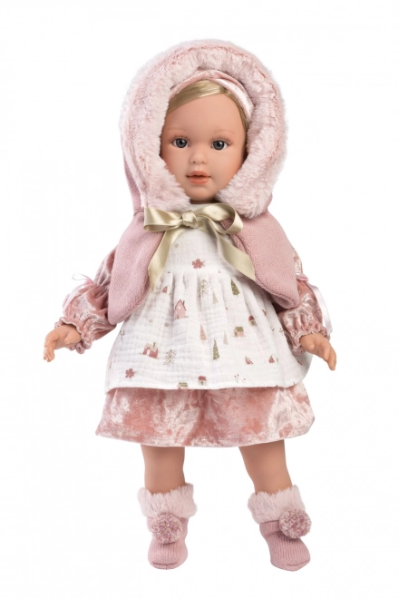 Realistyczna lalka Lucia 40 cm z miękkim materiałowym ciałem
