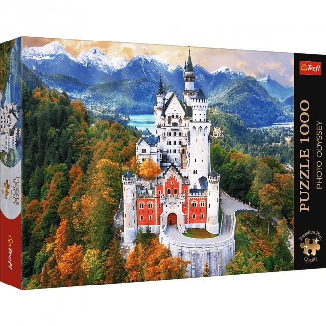 TREFL Puzzle Premium Plus Photo Odyssey: Zamek Neuschwanstein 1000 elementów