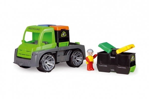 Auto Truxx z kontenerami z figurką plastik 28cm w pudełku 39x16x22cm 24m+
