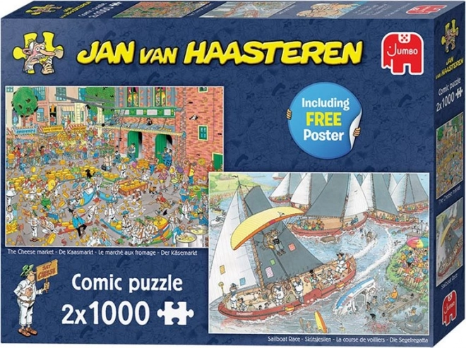 JUMBO Puzzle JvH Holenderskie tradycje 2x1000 elementów