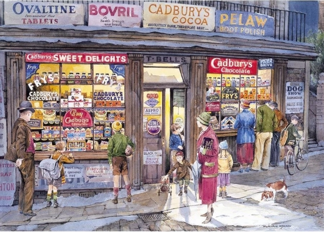 Puzzle Sklepik na rogu 500 elementów GIBSONS