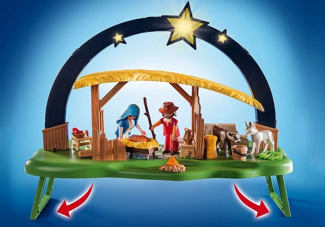 Playmobil Szopka Bożonarodzeniowa z oświetleniem