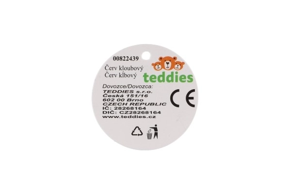 Segmentowana drewniana gąsienica 16 cm