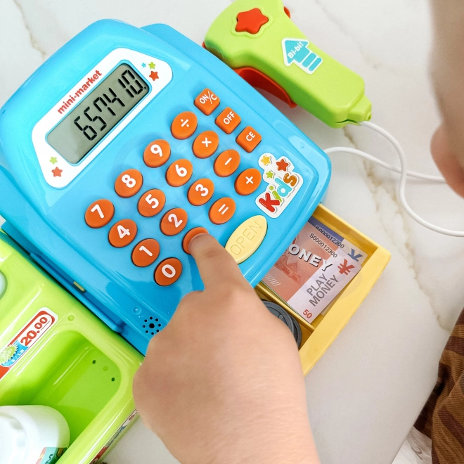 Woopie dziecięca kasa z półką i akcesoriami