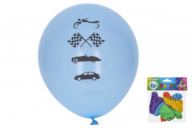 Balon dmuchany samochodzik 30 cm - 5 sztuk