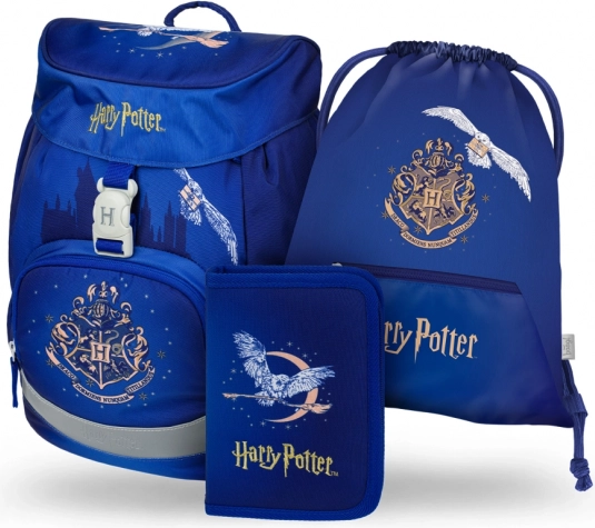 szkolny zestaw harry potter hogwart i hedwiga – ultralekki plecak airy, piórnik i worek