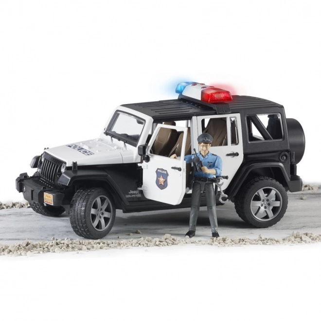 Bruder Jeep Wrangler Rubicon Policja