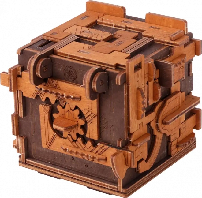 Drewniane puzzle box gra ucieczkowa 149 kawałków