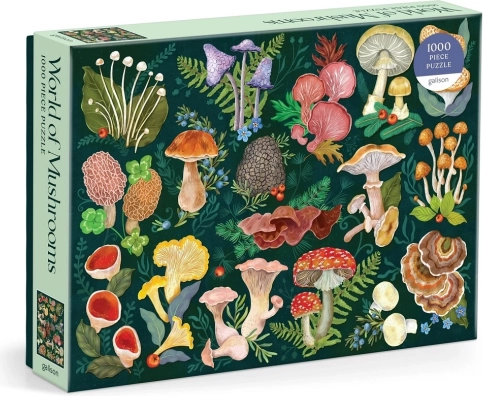 Puzzle GALISON Świat grzybów – 1000 elementów