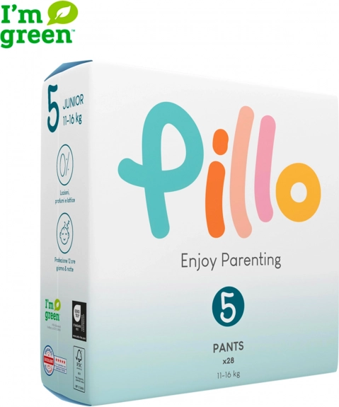 Jednorazowe pieluchomajtki Premium Pants roz. 5 junior (11–16 kg) 28 szt.