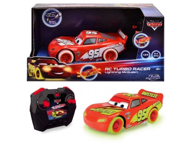 Samochody RC Błysk McQueen Turbo Glow Racers 1:24, 2kan