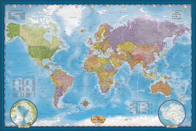 EUROGRAPHICS Puzzle Mapa świata 5000 elementów