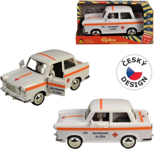 Retro karetka z napędem bezwładnościowym