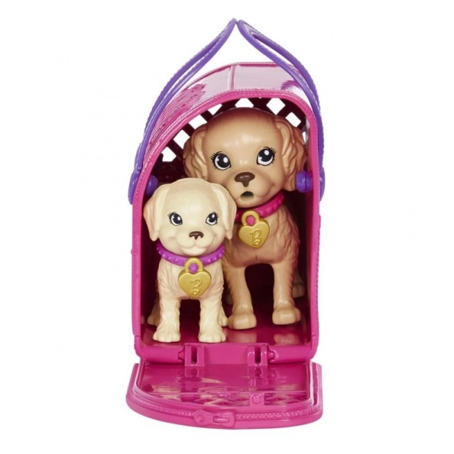 Barbie Lalka z pieskami HKD86