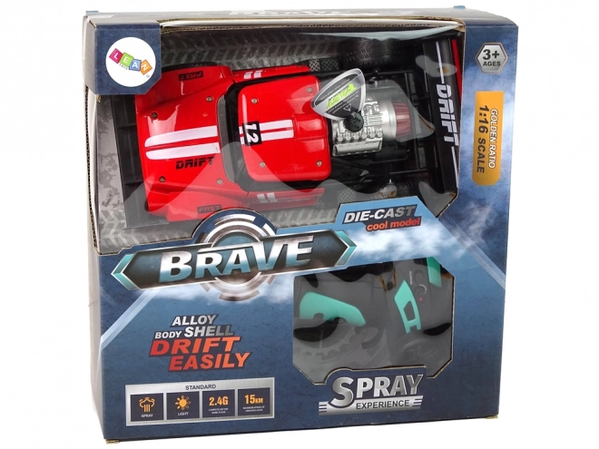 Zdalnie sterowany samochód sportowy R/C 1:16 – czerwone
