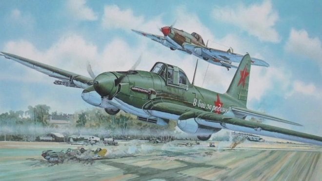 Model Iłuszyn IL 2 w skali 1:72
