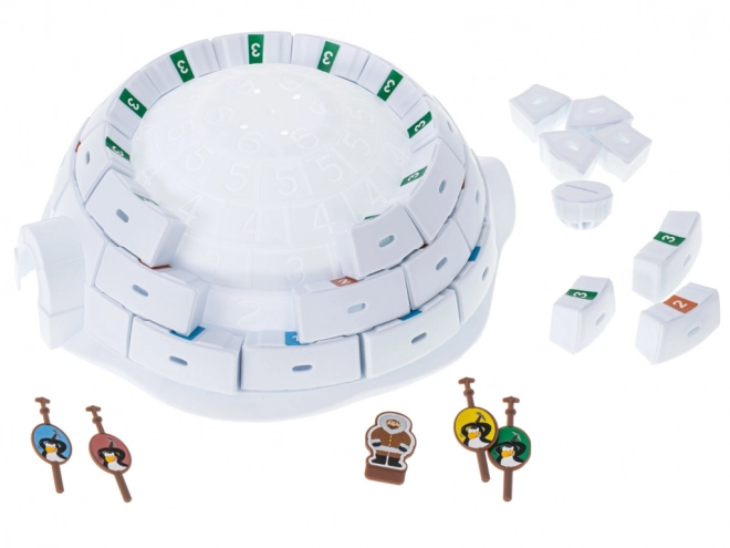 Gra planszowa buduj igloo z pingwinami