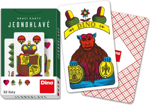 Karty mariaszowe Dino jednokoronne