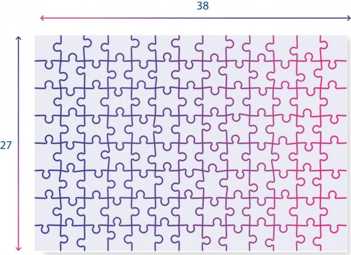 Praktyczny format 38 × 27 cm