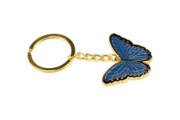 Metalowy breloczek Motyl