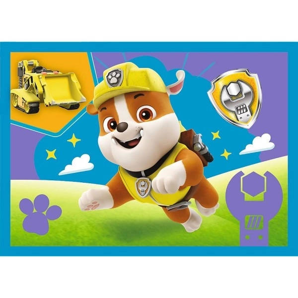 Puzzle 4w1 Biegnące psy Psi patrol (Psi patrol)