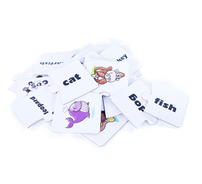 Edukacyjne puzzle zwierzęta