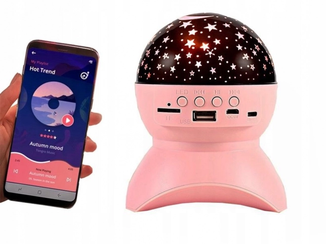 Gwiezdny projektor i głośnik bluetooth