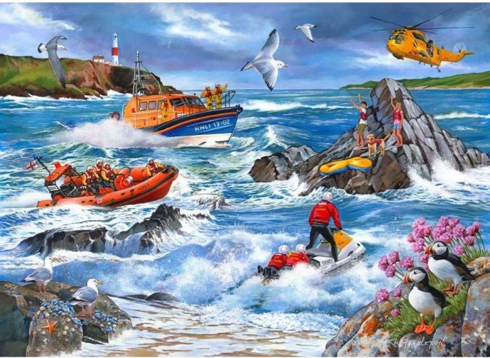 Puzzle Przeciw przypływowi 1000 elementów od House of Puzzles