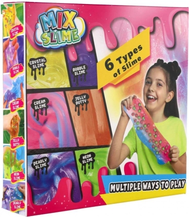 Zestaw slime’ów z akcesoriami (6 szt.)