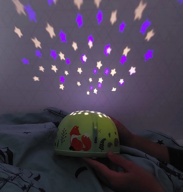 Projektor lampa firmy A Little Lovely Company – Leśni przyjaciele