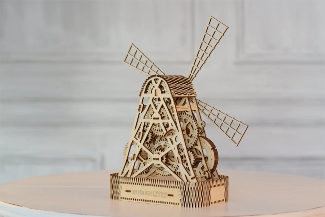 WOODEN CITY 3D puzzle Młyn 222 części