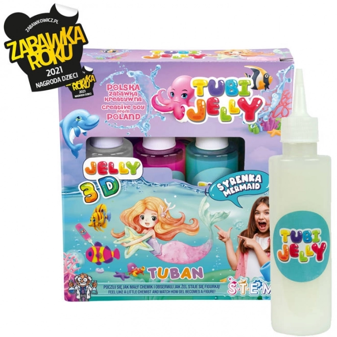 Zestaw Tubi Jelly 3 kolory - Syrena