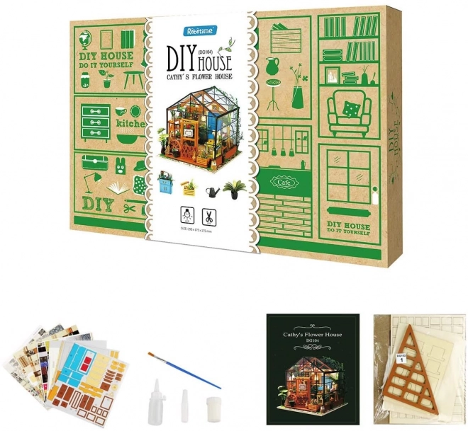 Kwiatowy dom Cathy - Miniaturowa szklarnia
