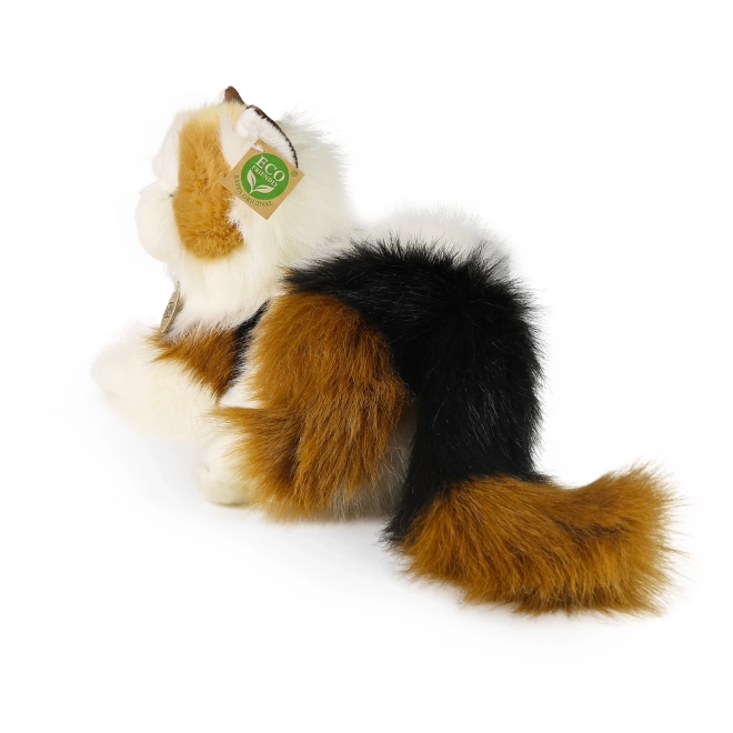 Puszysty kotek trzykolorowy 30 cm EKOLOGICZNY