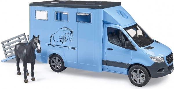 Bruder mercedes‑benz sprinter transporter koni z figurką
