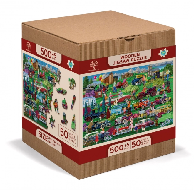 Drewniane puzzle WOODEN CITY Weterani 2w1