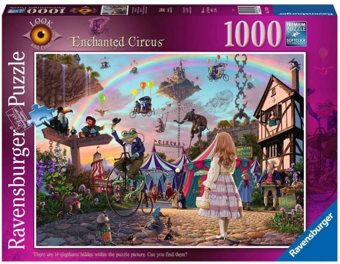 Puzzle 1000 elementów Magiczny cyrk Ravensburger