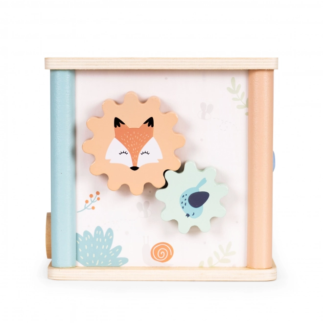 Drewniane edukacyjne klocki Ecotoys