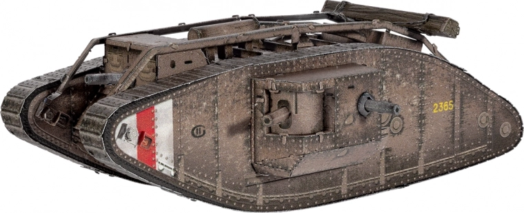 3D metalowa układanka Brytyjski czołg Mark IV
