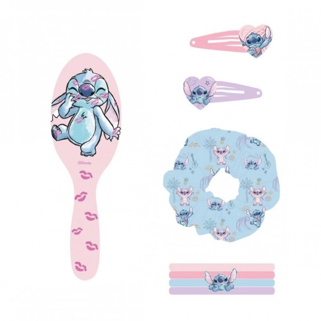 Zestaw akcesoriów do włosów Stitch 8 szt.